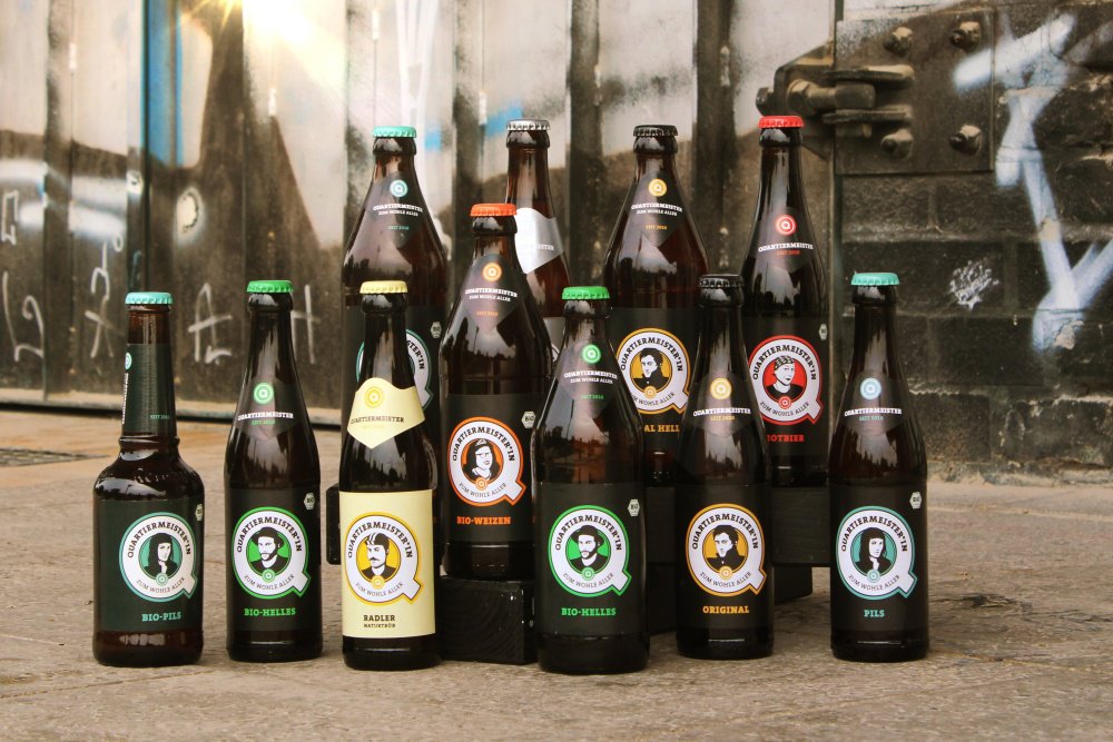 Quartiermeister Flaschen Familie